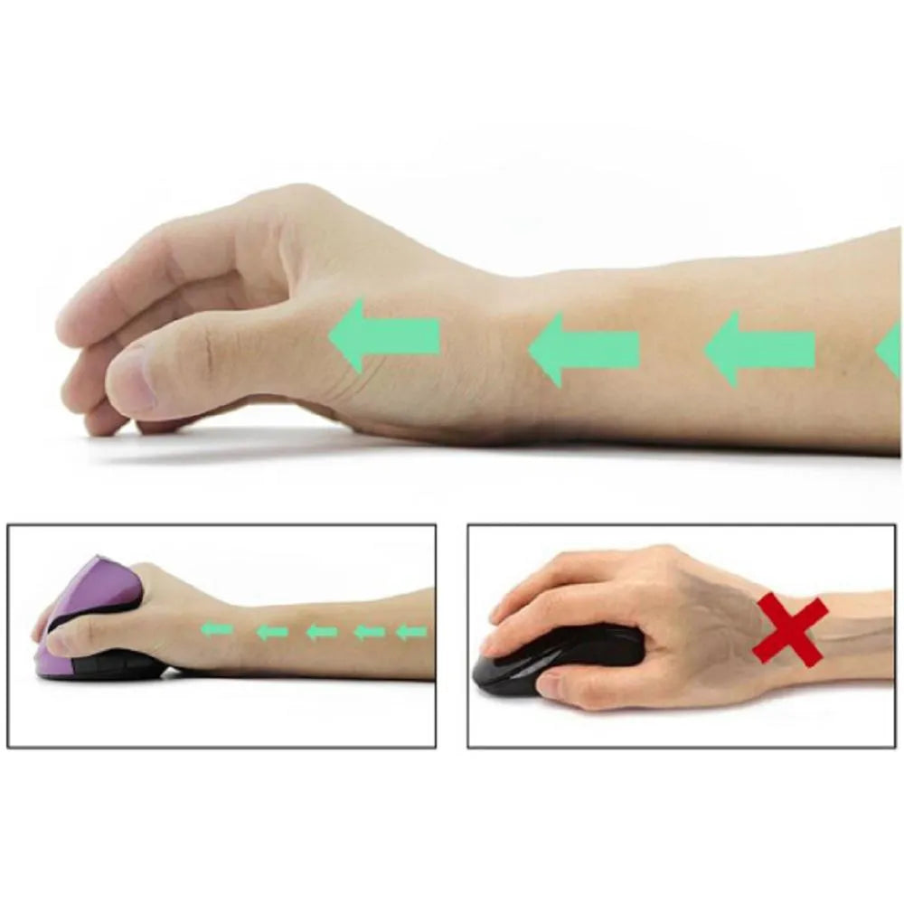 Mouse Vertical Ergonómico |Evita Tensión en Tunel Metacarpiano