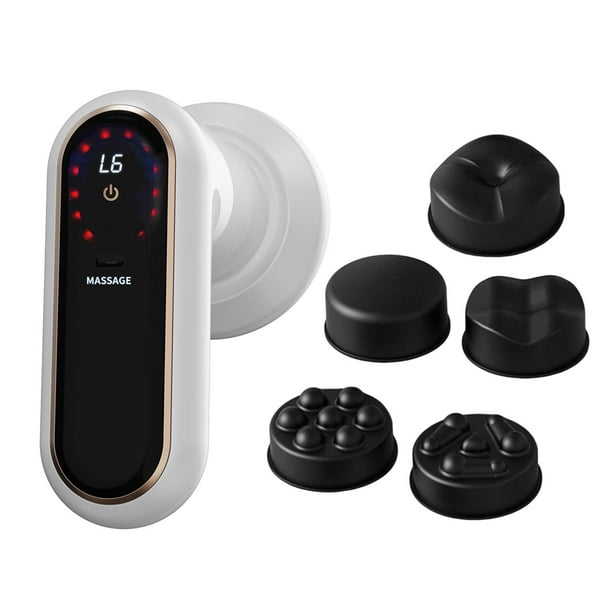 Mini Máquina Masajes Portátil Cabezales