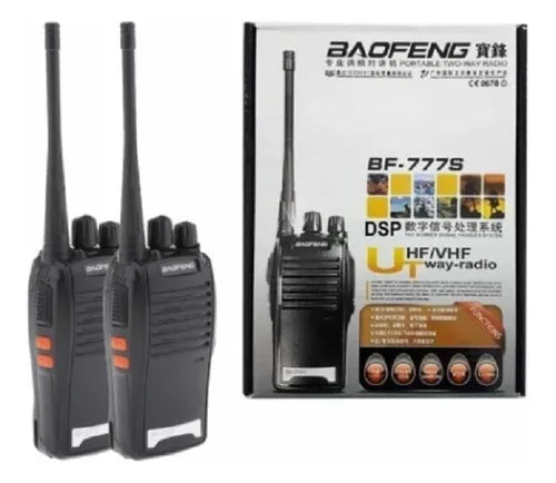 Pack 2 Radio Baofeng walkie talkie