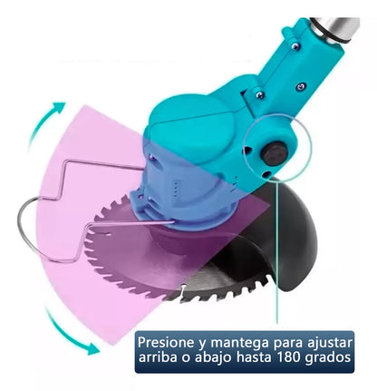 Cortadora De Cesped Con 2 Baterias 98v + Accesorios
